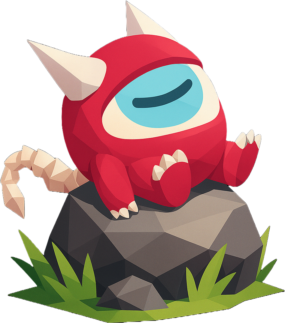 Creature Resting On Stone