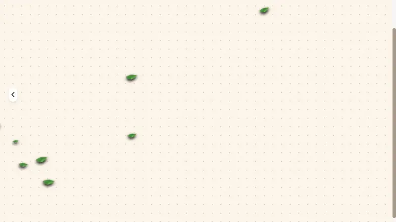 Animated falling leaves CSS effect used to add environmental motion to a portfolio website